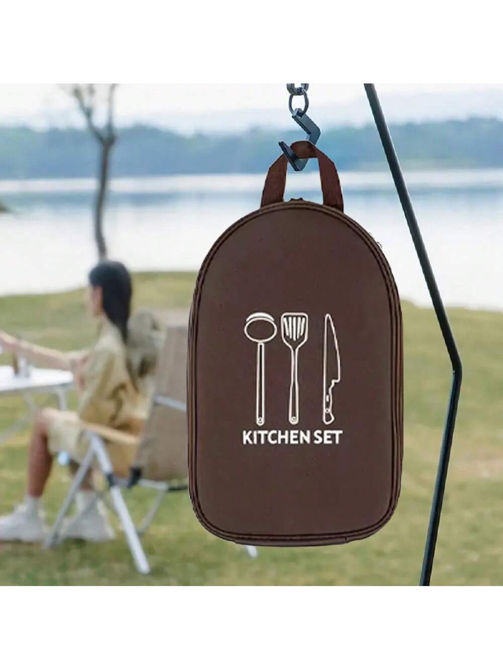Camping Cooking Utensil Organizer - في الهواء الطلق التخييم تجهيزات المطابخ