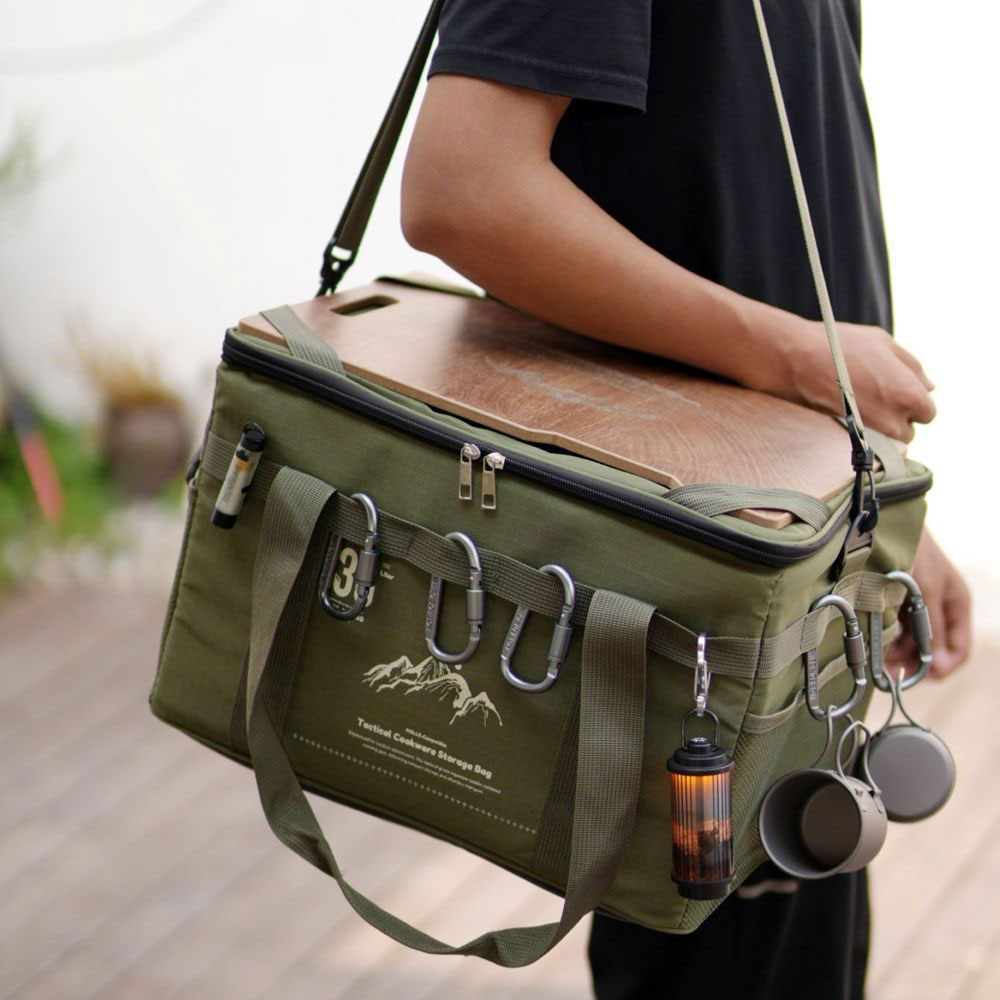 Camping Outdoor Cooking Equipment - 36L تكتيكات حقيبة نزهة مقاوم للماء