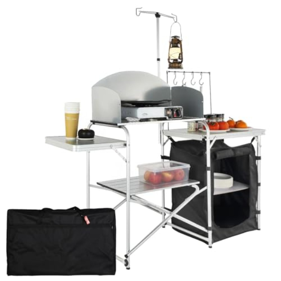 Camping Cooking Cupboard - طاولة مطبخ للتخييم، طاولة طهي خارجية