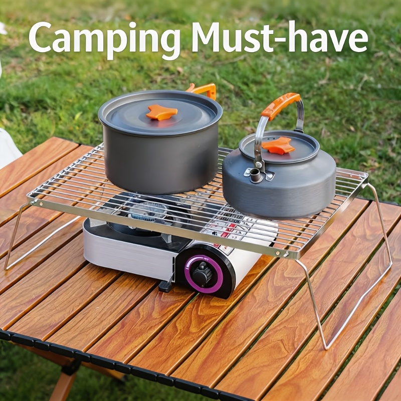 Camping Cooking Device - حامل نار قابل للطي من الستانلس