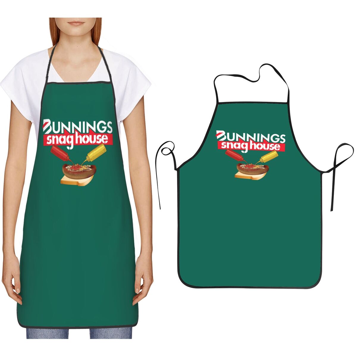 Camping Cooking Apron - مآزر Bunnings Snaghouse مريلة للطبخ والخبز