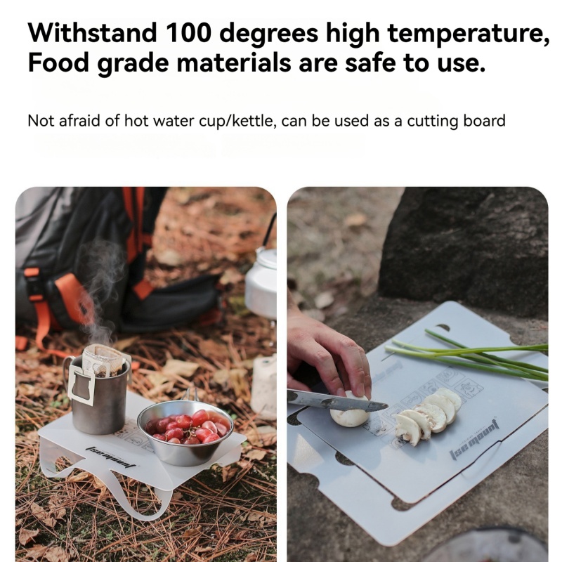 Camping Cooking And Dining Set - في الهواء الطلق لوحة PP طاولة
