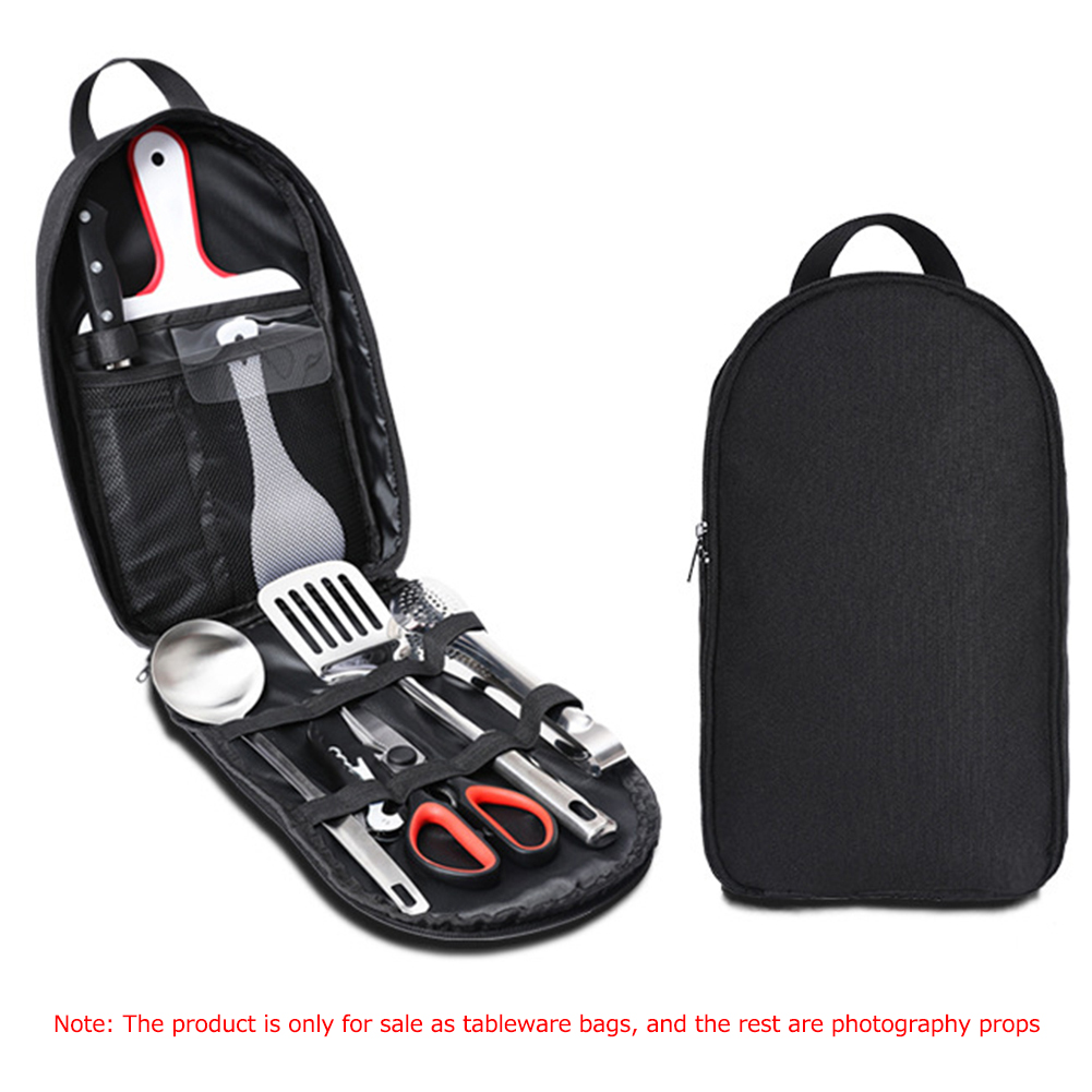 Camping Cooking Utensil Organizer - حقيبة أدوات طهي كبيرة السعة للنزهات