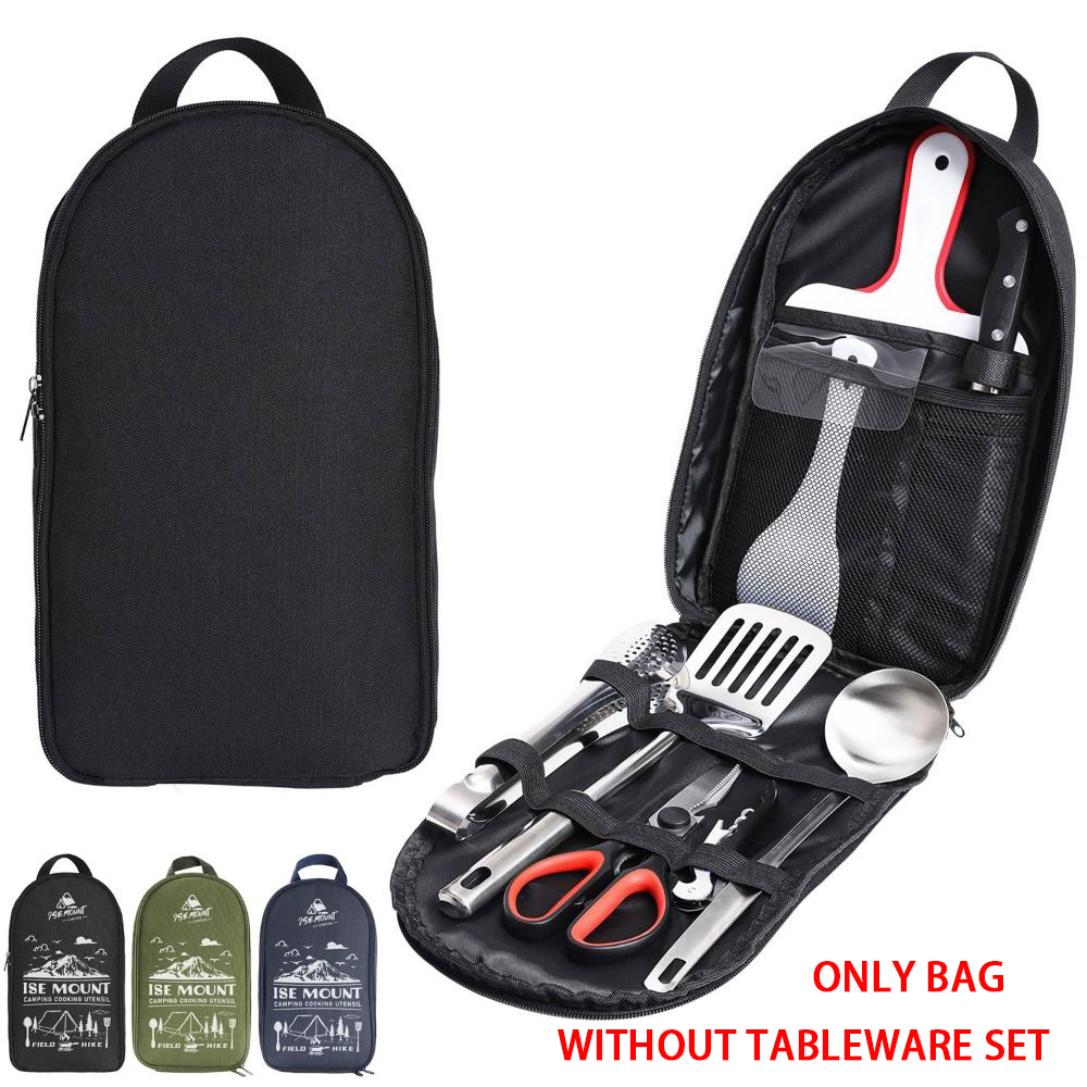 Camping Outdoor Cooking Equipment - 2024 نزهة مجموعة أواني حقيبة التخزين