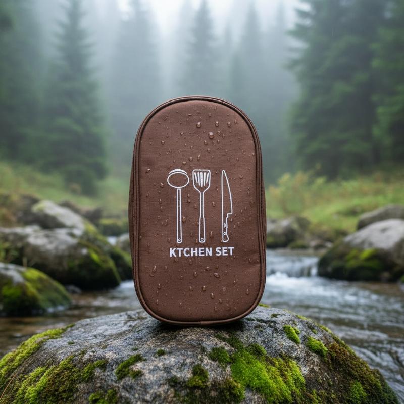 Camping Cooking Utensil Organizer - حقيبة طهي خارجية، حقيبة تخزين للتخييم،