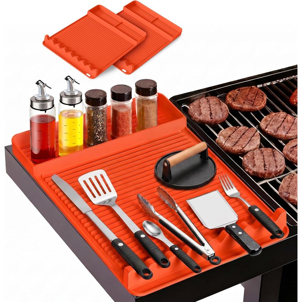 Camping With Cooking - بساط شواء من السيليكون المقاوم للحرارة