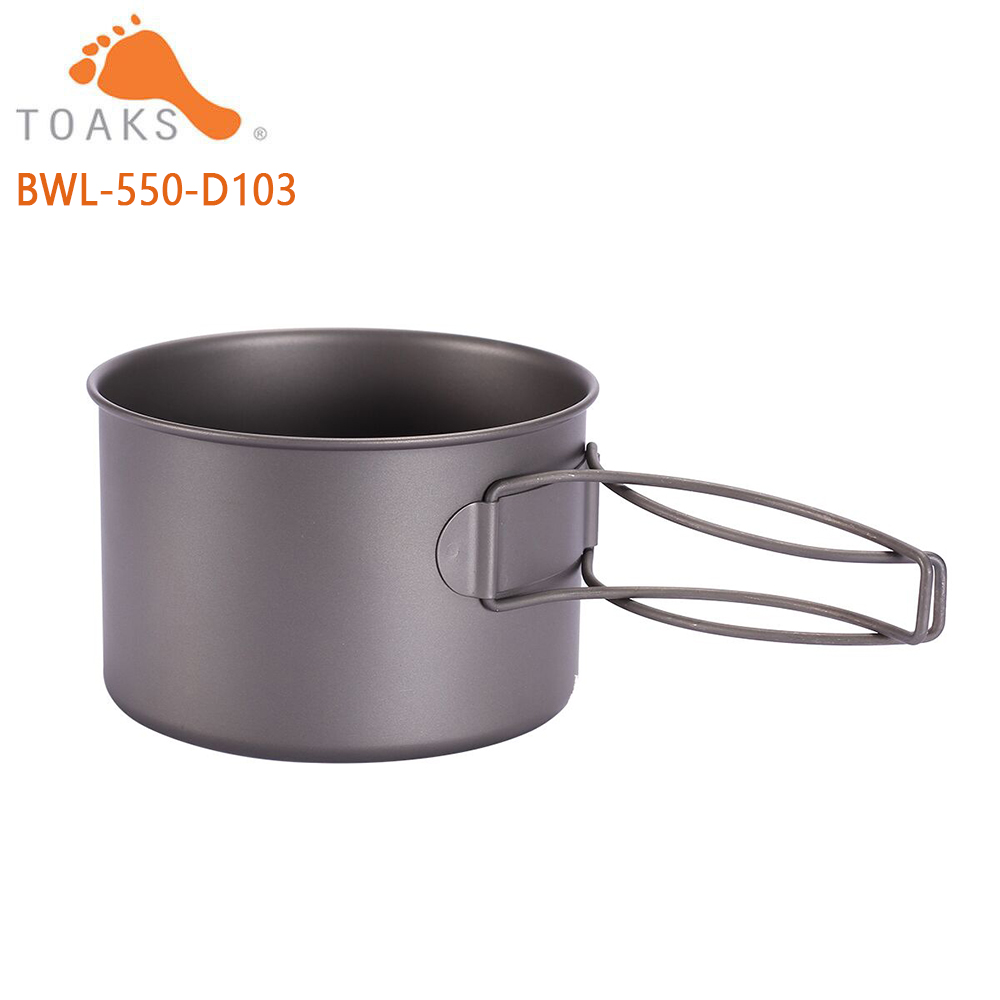 TOAKS BWL-550 التخييم التيتاني - مراجعة Camping Outdoor Cooking Equipment وسعره