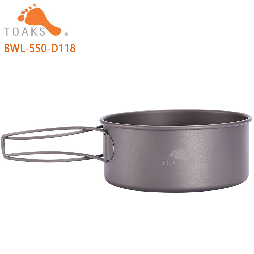 TOAKS BWL-550 التخييم التيتاني - مراجعة Camping Outdoor Cooking Equipment وسعره