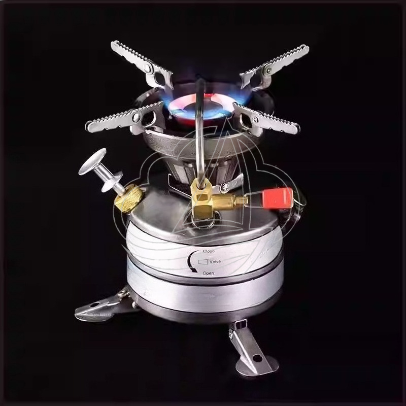 طقم موقد تخييم محمول متعدد الو - مراجعة Camping With Cooking وسعره