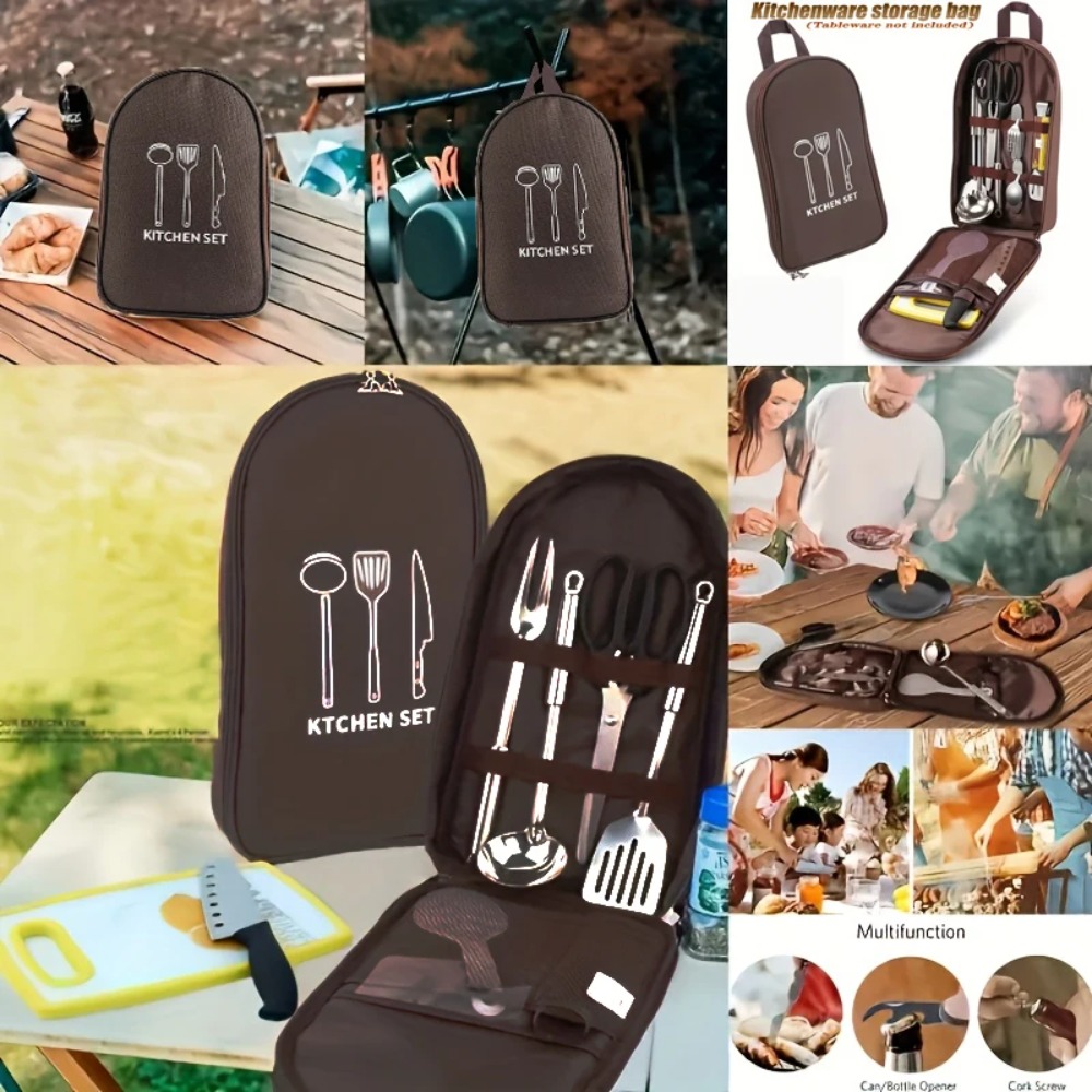 حقيبة طهي محمولة للاستخدام الخ - مراجعة Camping Cooking Organizer وسعره