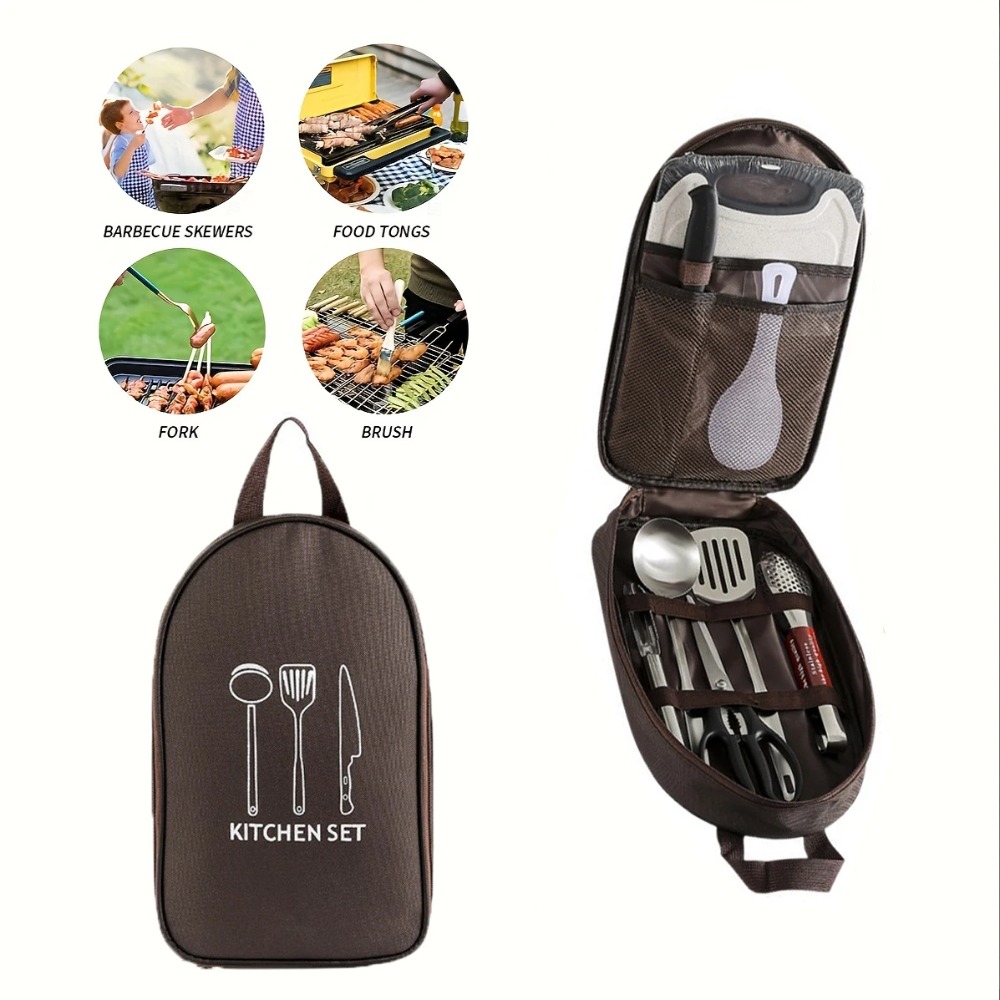 حقيبة طهي محمولة للاستخدام الخ - مراجعة Camping Cooking Organizer وسعره