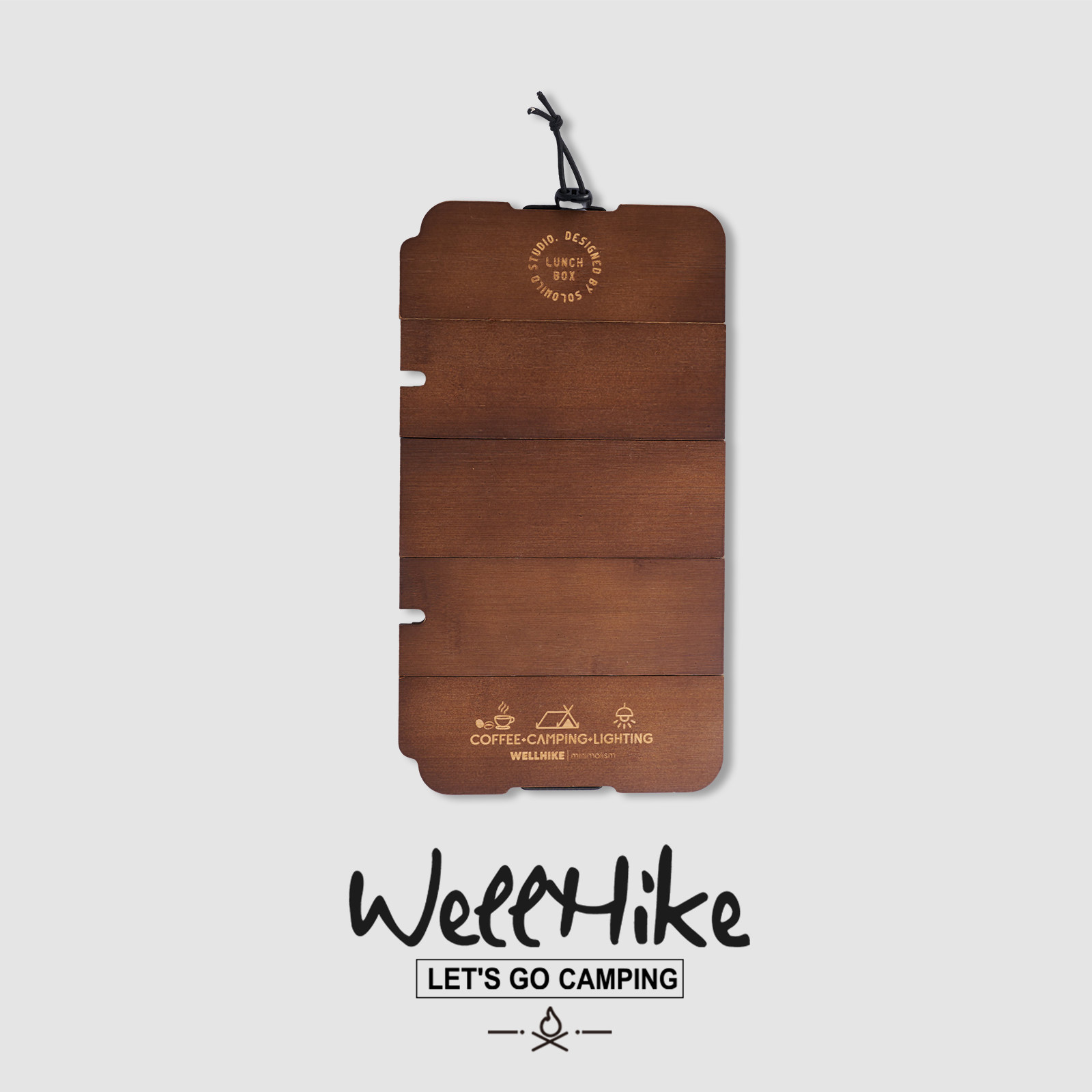 صندوق غداء WELLHIKE خشبي قابل  - مراجعة Camp Cutting Board وسعره