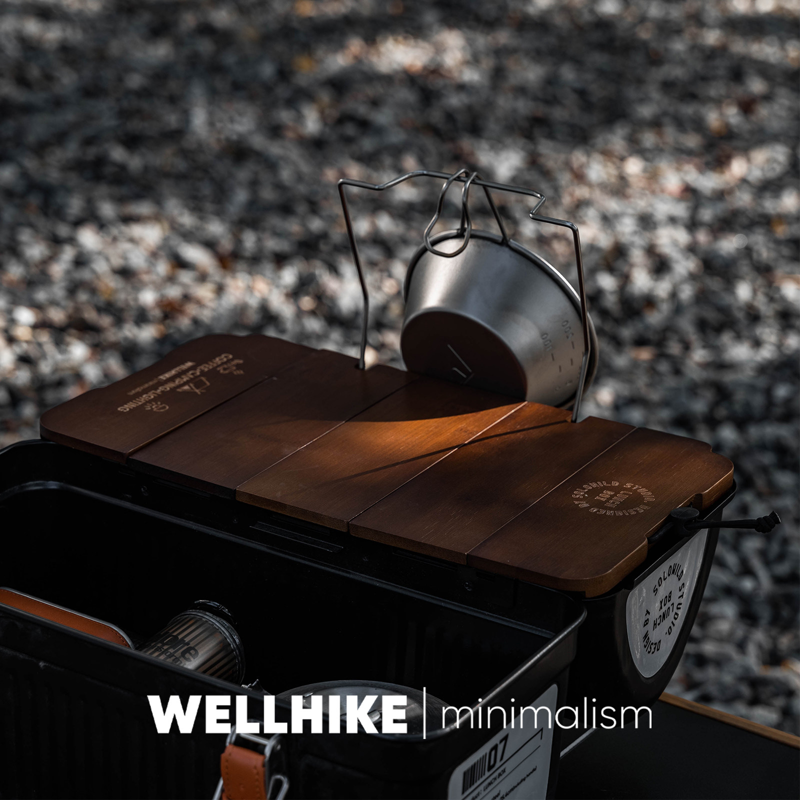 صندوق غداء WELLHIKE خشبي قابل  - مراجعة Camp Cutting Board وسعره