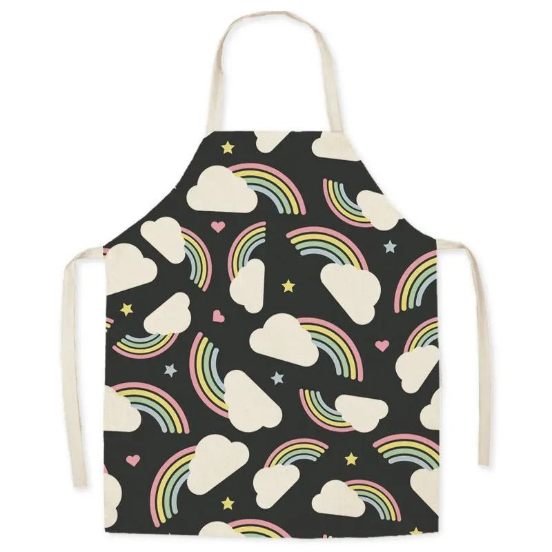 الصيف قوس قزح الشمس مجردة نمط  - مراجعة Camping Cooking Apron وسعره