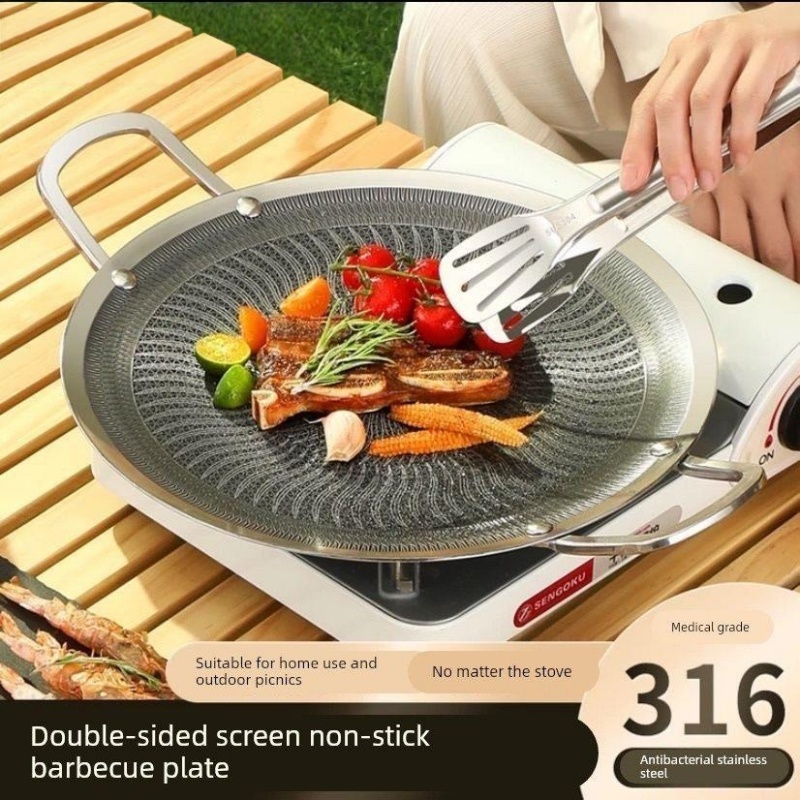 مقلاة شواء متعددة الوظائف من ا - مراجعة Camping Cooking Fire وسعره