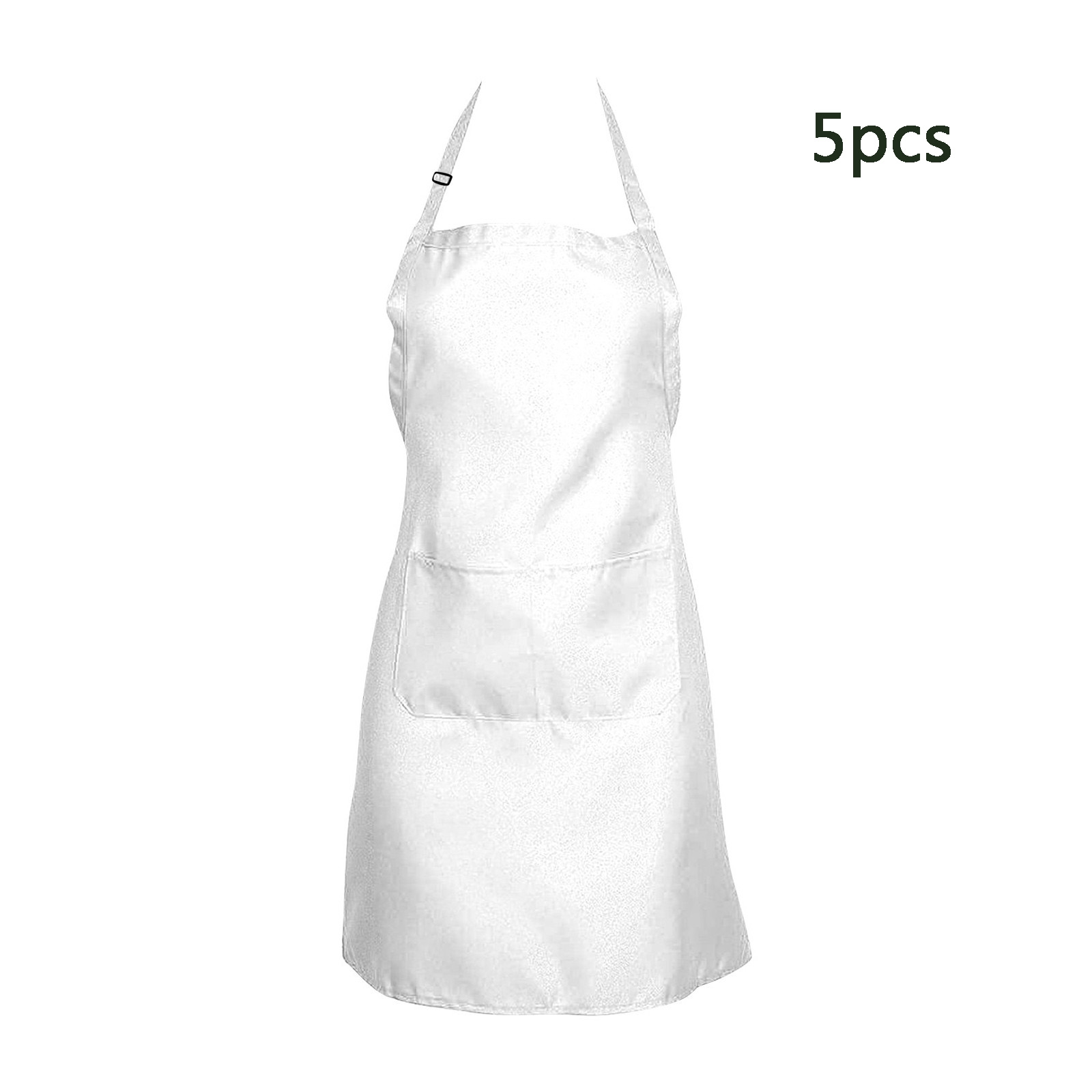 1/3 قطعة مآزر المطبخ الأبيض لل - مراجعة Camping Cooking Apron وسعره