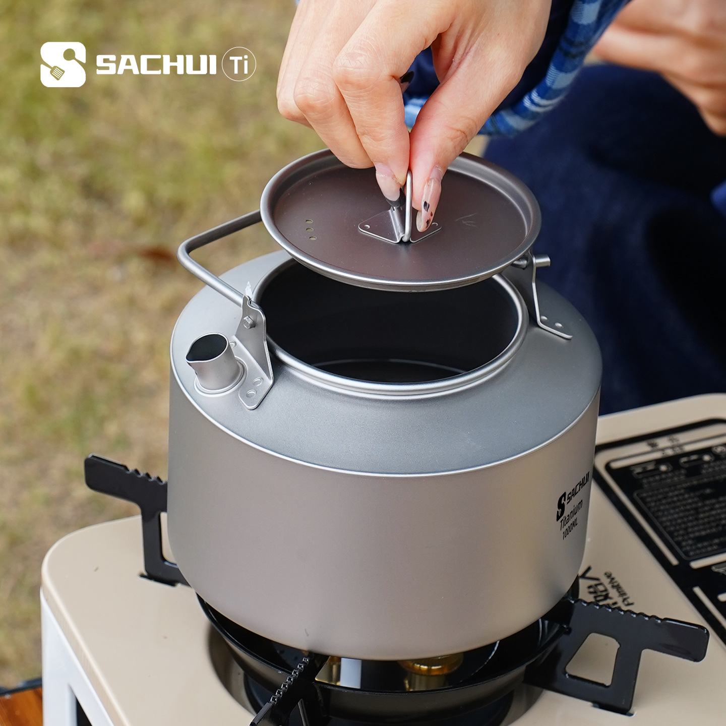 إبريق من التيتانيوم النقي سعة  - مراجعة Camping Outdoor Cooking Equipment وسعره