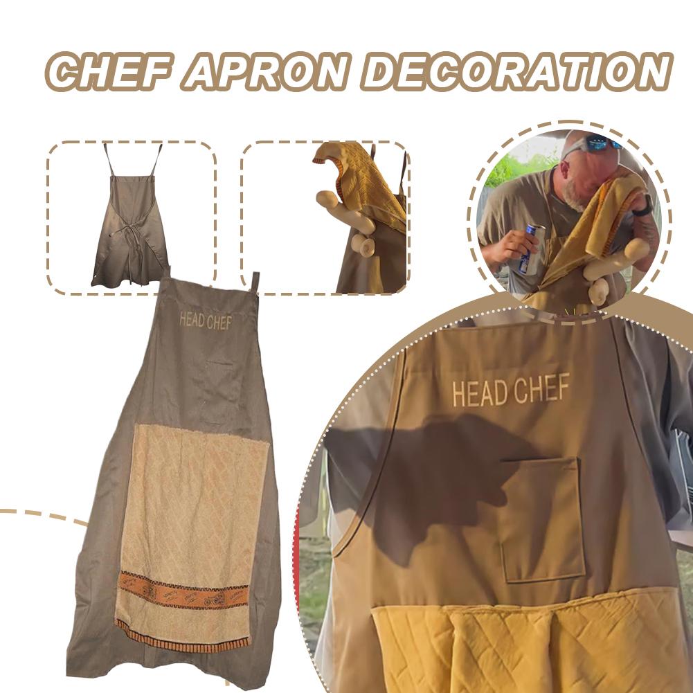 مريلة طبخ مزحة إبداعية للرجال  - مراجعة Camping Cooking Apron وسعره