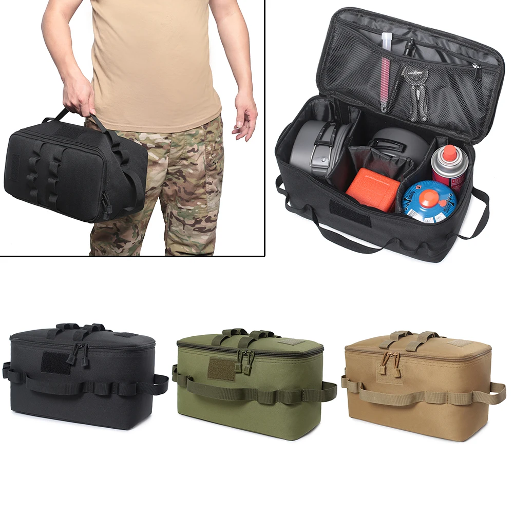 الحقيبة التكتيكية التخييم حقيب - مراجعة Camping Cooking Organizer وسعره
