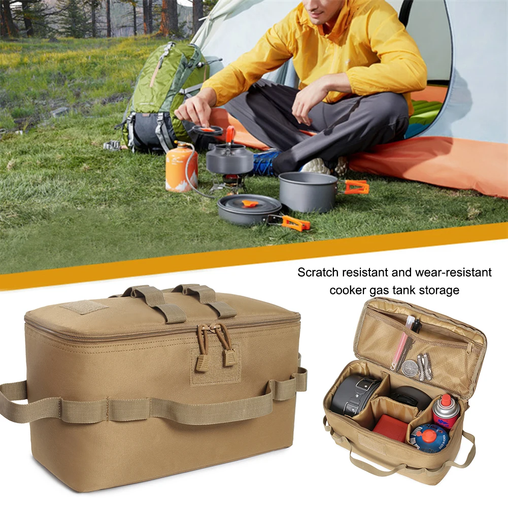 الحقيبة التكتيكية التخييم حقيب - مراجعة Camping Cooking Organizer وسعره