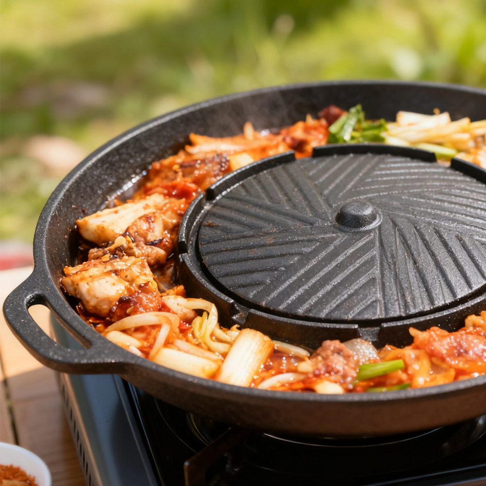 KOSUN الكورية شواء شواء عموم 2 - مراجعة Camping Cooking Device وسعره