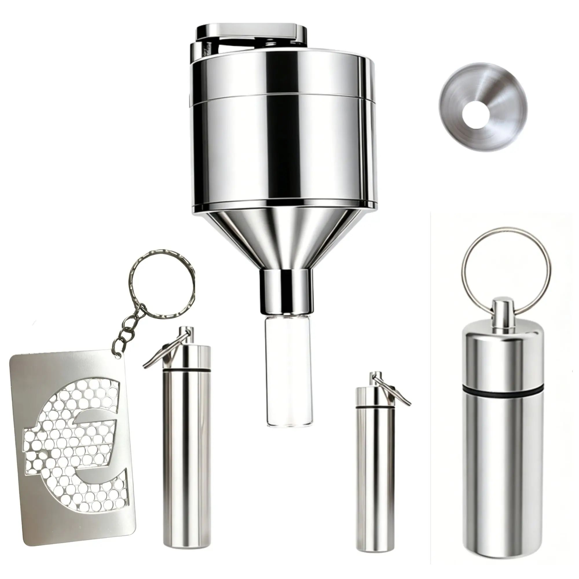 طقم مطحنة توابل مدمجة مع حاويا - مراجعة Spice Kit Compact وسعره