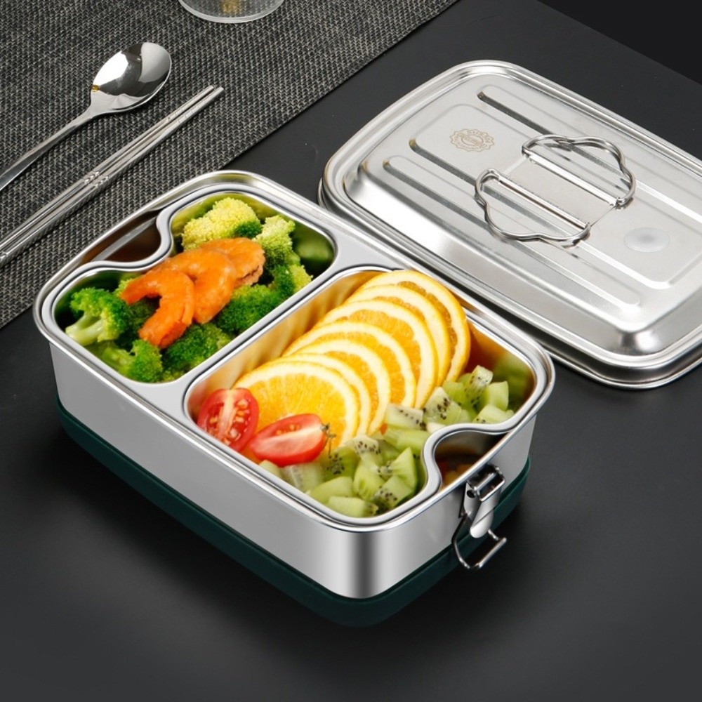 طبقة مزدوجة صندوق غداء من الفو - مراجعة Camping Cooking Device وسعره