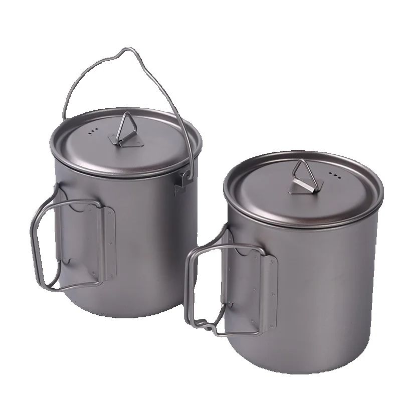 أكواب التخييم التيتانيوم 450 م - مراجعة Camping Cooking Utilities وسعره