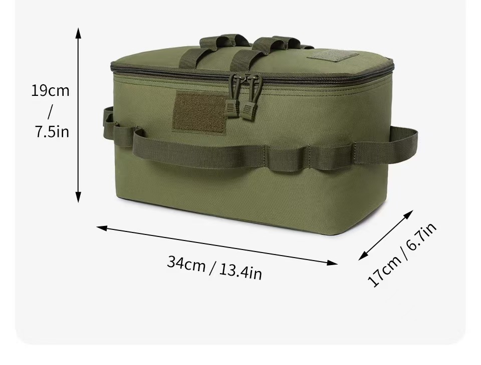 الحقيبة في الهواء الطلق التخيي - مراجعة Camping Cooking Organizer وسعره