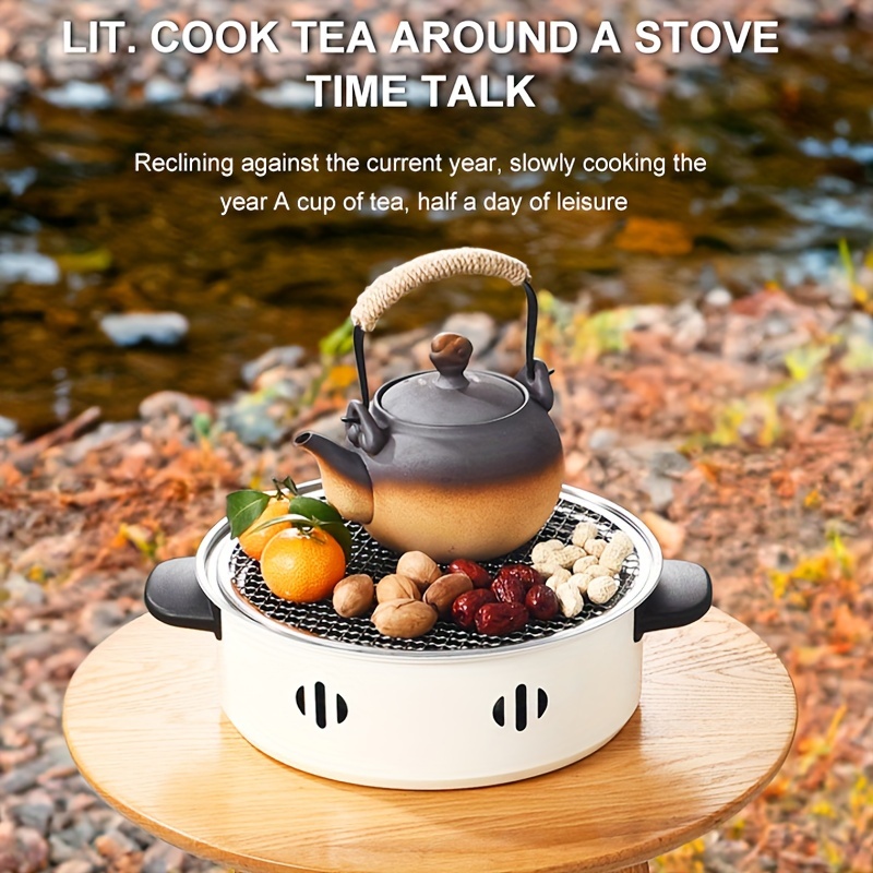 1 قطعة موقد الشواء المحمولة تن - مراجعة Camping Cooking Cupboard وسعره