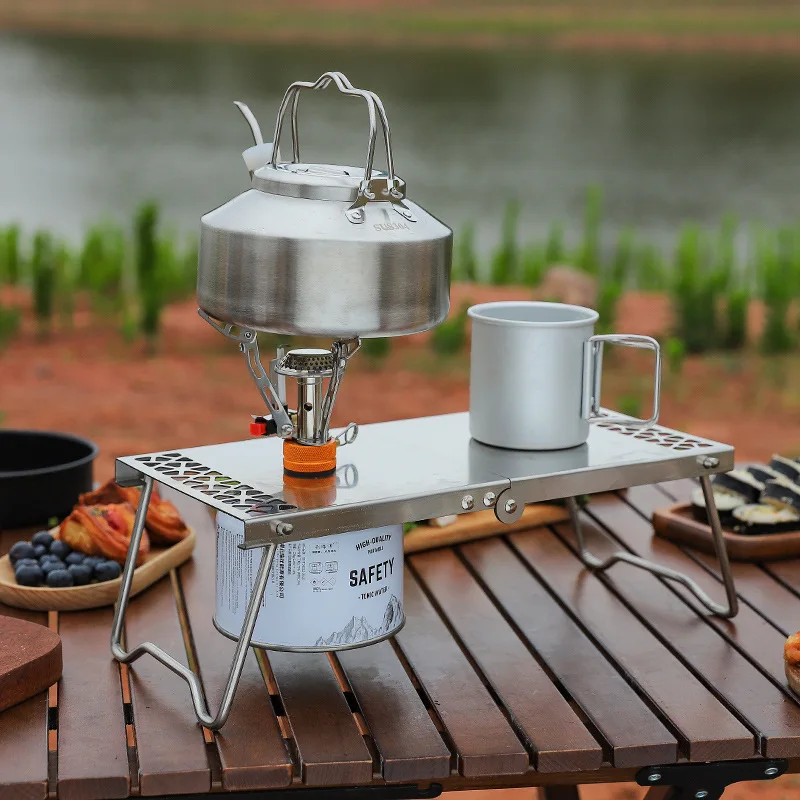 طاولة شاي محمولة للاستخدام الخ - مراجعة Camping Cooking Device وسعره
