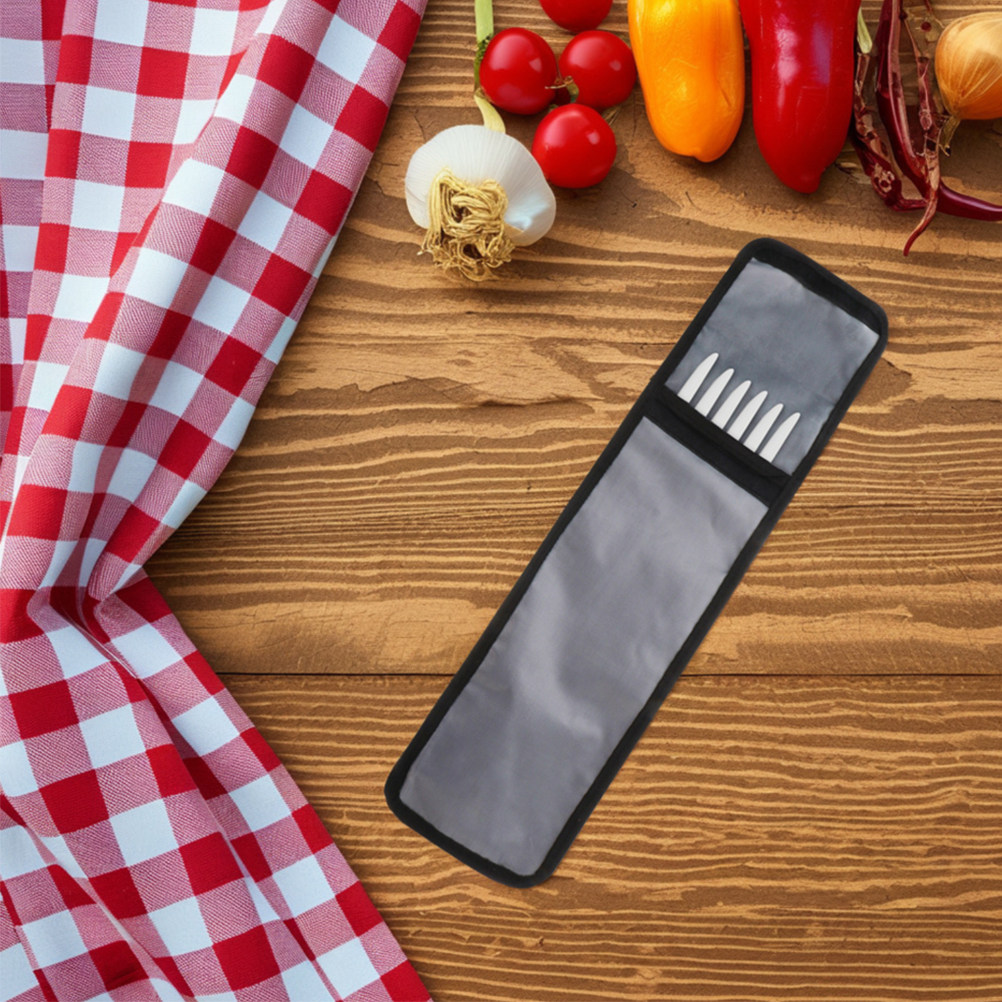 حقيبة تخزين أسياخ الشواء من قم - مراجعة Camping Cooking Utensil Organizer وسعره