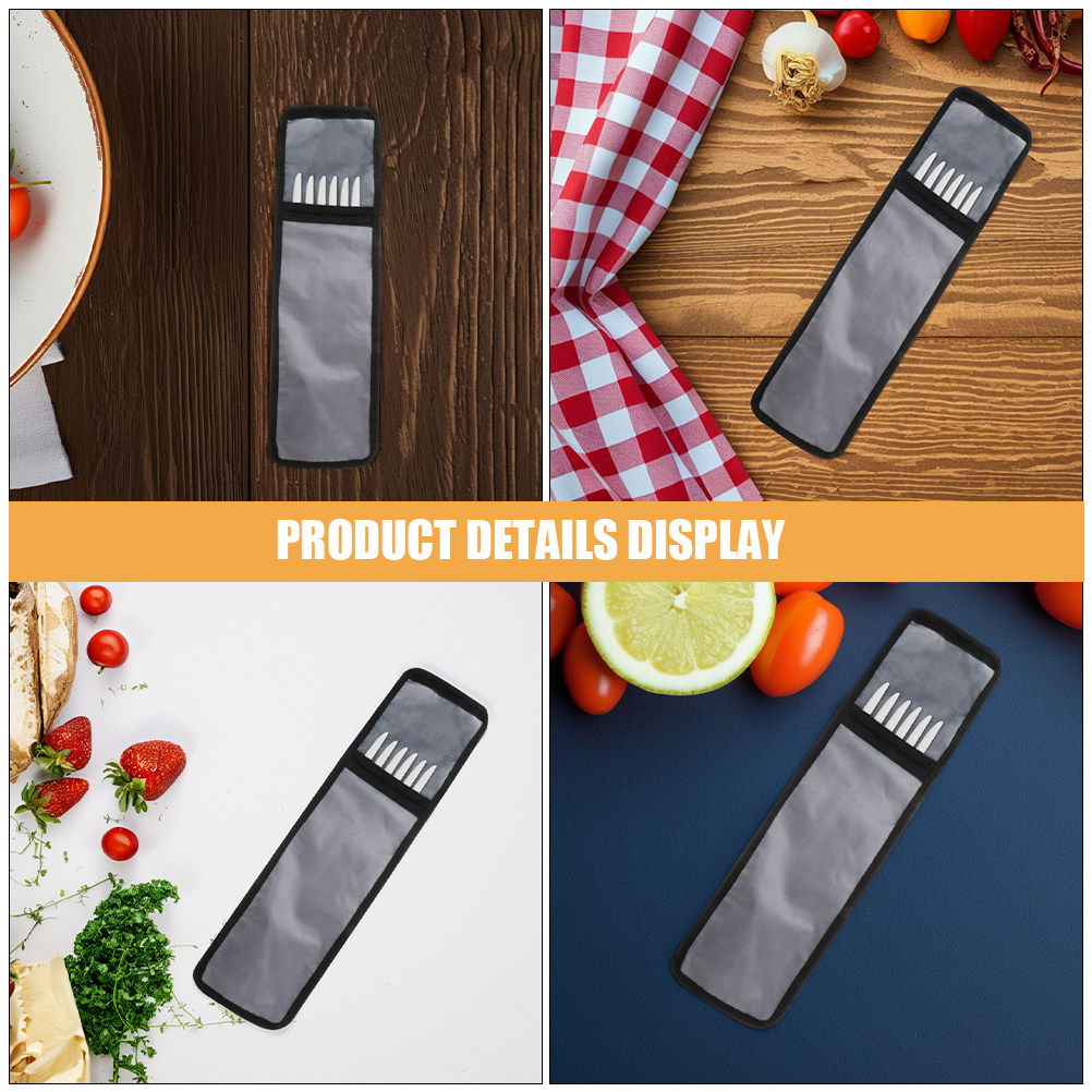 حقيبة تخزين أسياخ الشواء من قم - مراجعة Camping Cooking Utensil Organizer وسعره