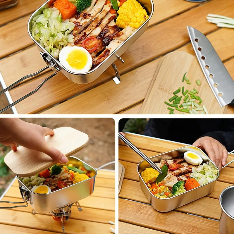 304 صندوق غداء من الفولاذ المق - مراجعة Camp Cutting Board وسعره