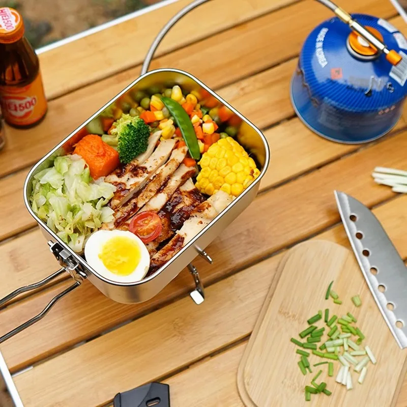 304 صندوق غداء من الفولاذ المق - مراجعة Camp Cutting Board وسعره