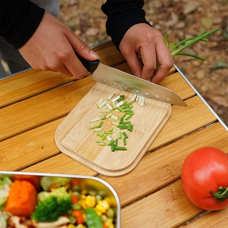 304 صندوق غداء من الفولاذ المق - مراجعة Camp Cutting Board وسعره