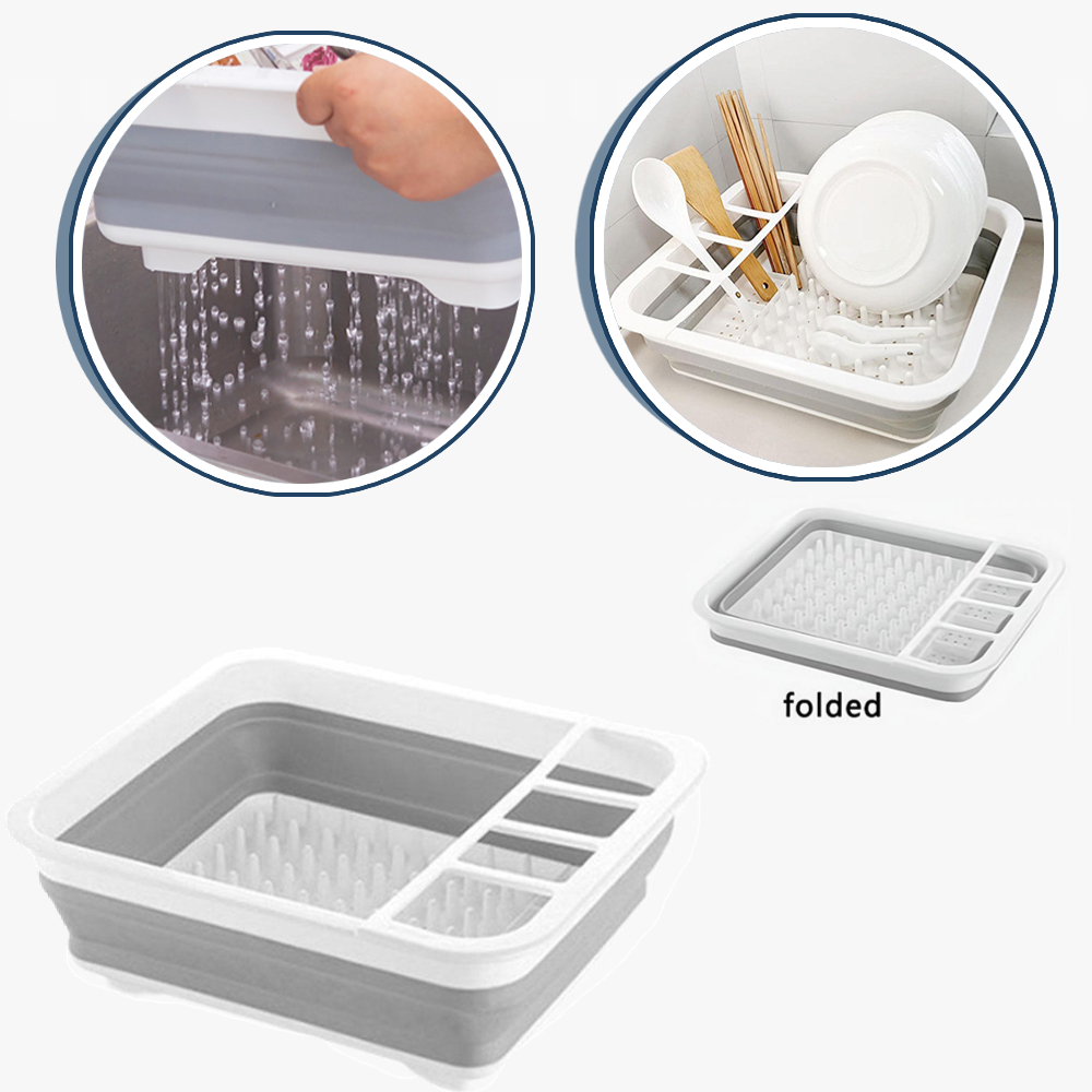 رف تجفيف أطباق قابل للطي، منظم - مراجعة Camping Cooking Organizer وسعره