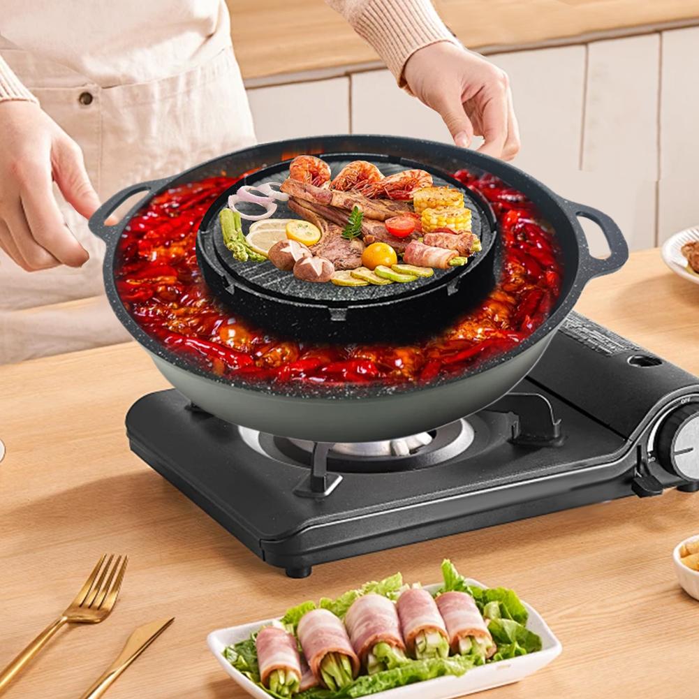 مقلاة شواء كاسيت كورية غير لاص - مراجعة Camping Cooking Cupboard وسعره