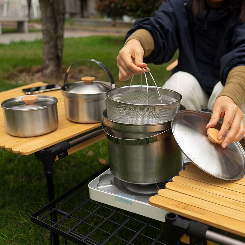 NOBANA أحدث في الهواء الطلق أو - مراجعة Camping Cooking Organizer وسعره