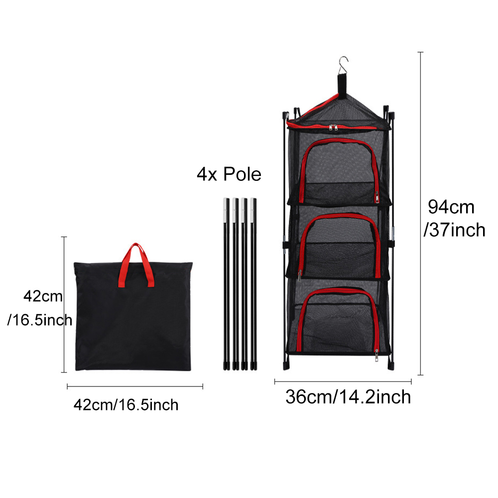 شبكة تجفيف لتخزين التخييم في ا - مراجعة Camping Outdoor Cooking Equipment وسعره