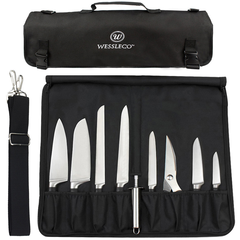المحمولة سكين لفة حقيبة أكسفور - مراجعة Camping Cooking Organizer وسعره