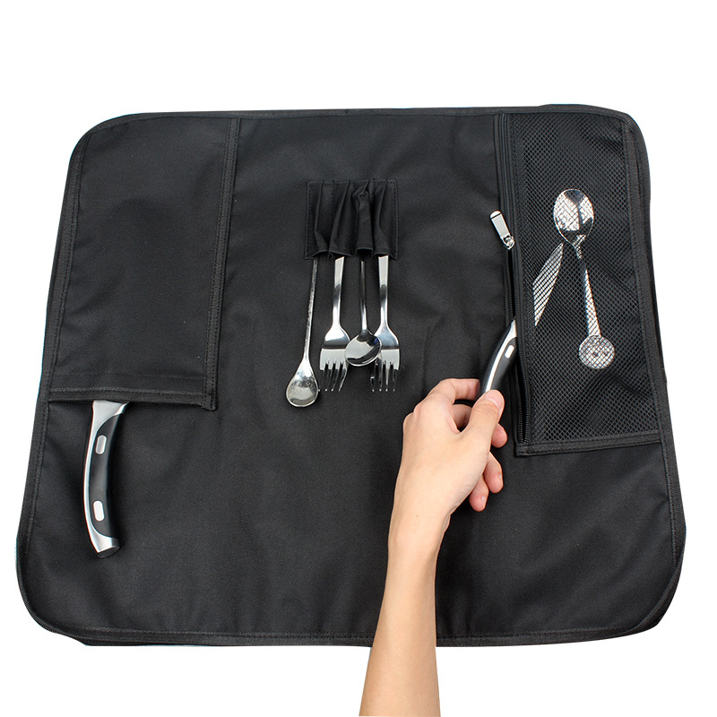 المحمولة سكين لفة حقيبة أكسفور - مراجعة Camping Cooking Organizer وسعره