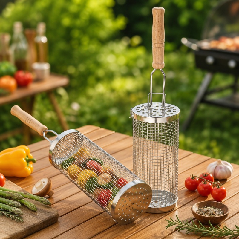 مجموعة سلة شواء دائرية من الفو - مراجعة Camping Cooking Device وسعره