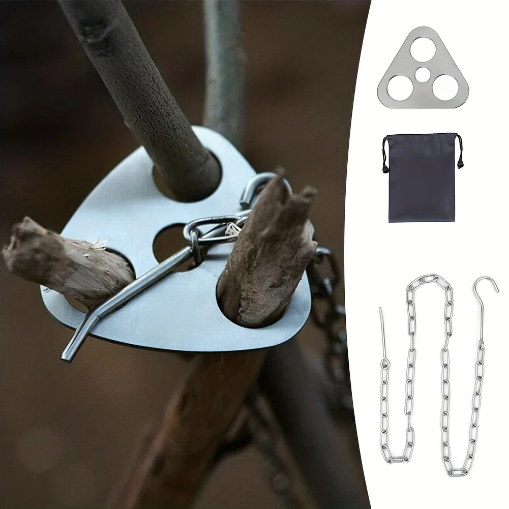 في الهواء الطلق شواء ترايبود ا - مراجعة Camping Cooking Utilities وسعره