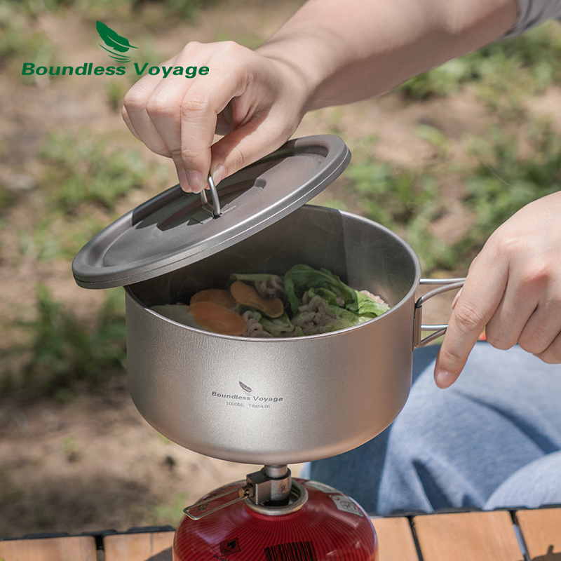 وعاء تخييم من التيتانيوم بدون  - مراجعة Camping Cooking Organizer وسعره