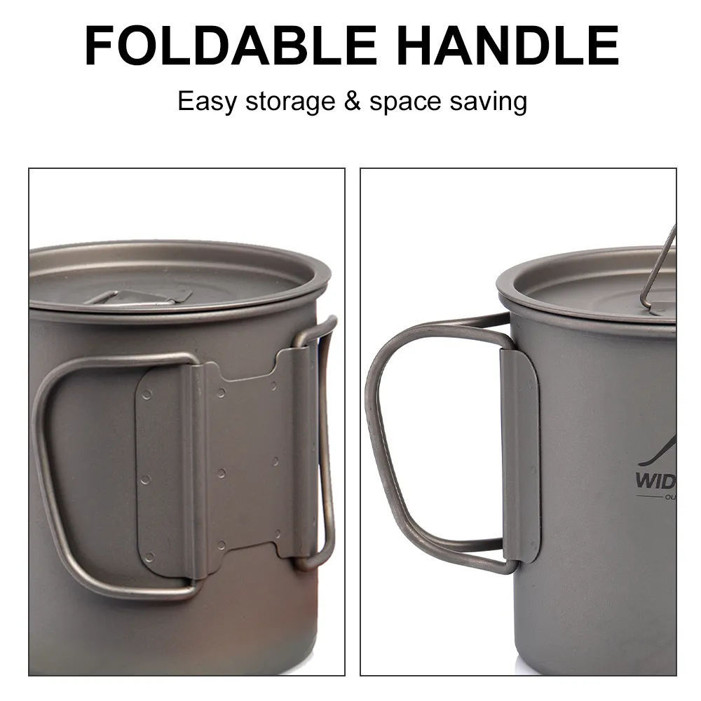 واسع كوب تيتانيوم أواني نزهة س - مراجعة Camping Cooking And Dining Set وسعره