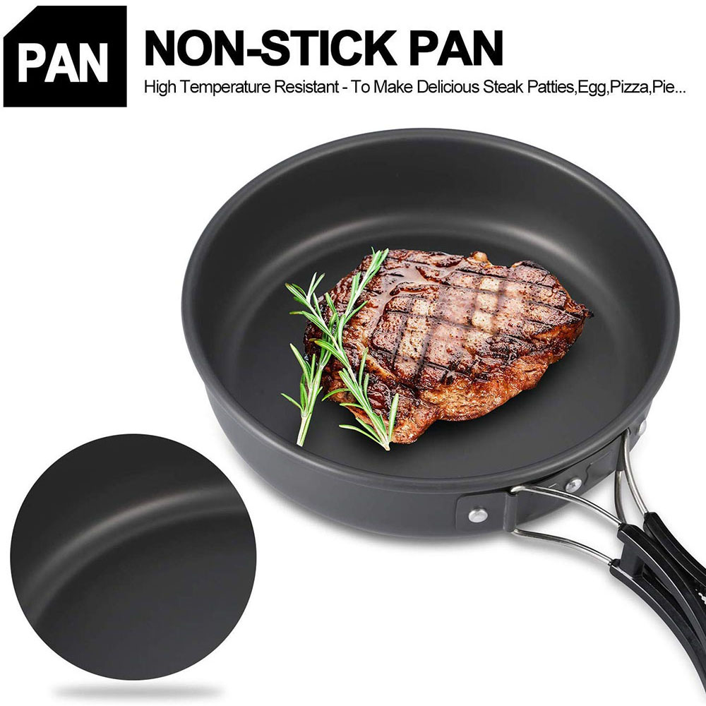 مجموعة أدوات الطهي للتخييم الخ - مراجعة Camping Outdoor Cooking Equipment وسعره