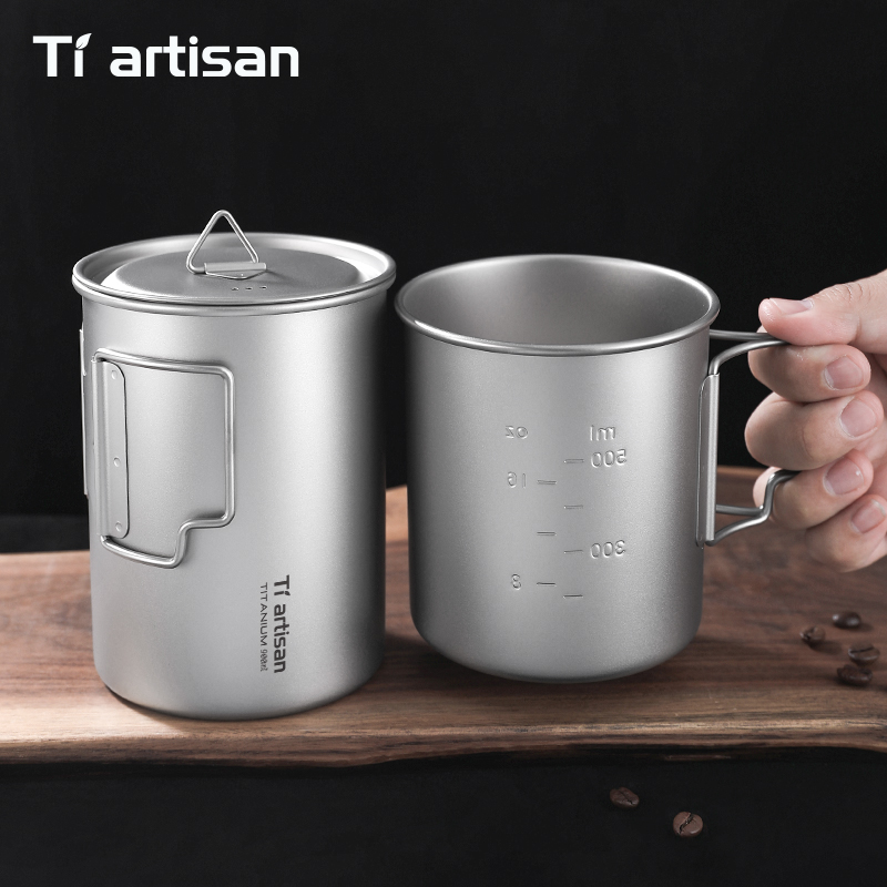 كوب تخييم من التيتانيوم قابل ل - مراجعة Camping Cooking Utilities وسعره