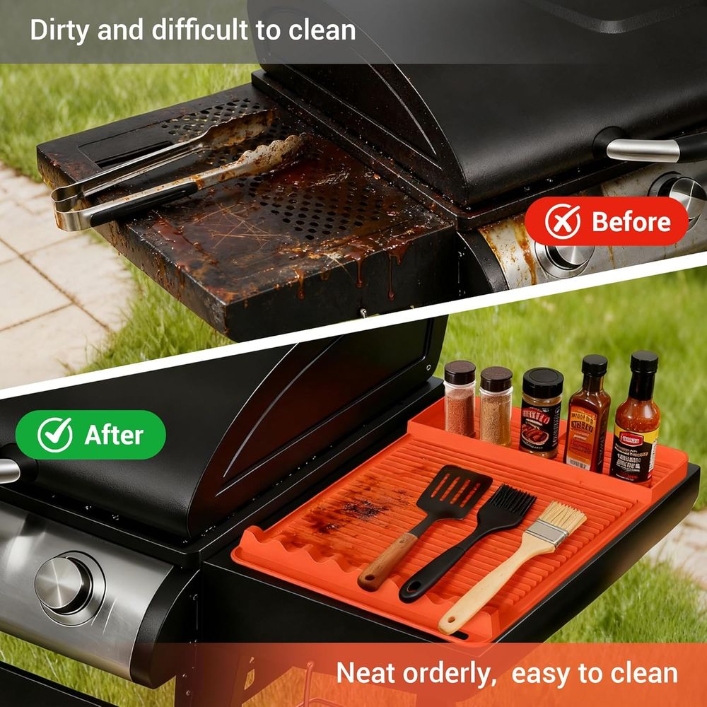 بساط شواء من السيليكون المقاوم - مراجعة Camping With Cooking وسعره