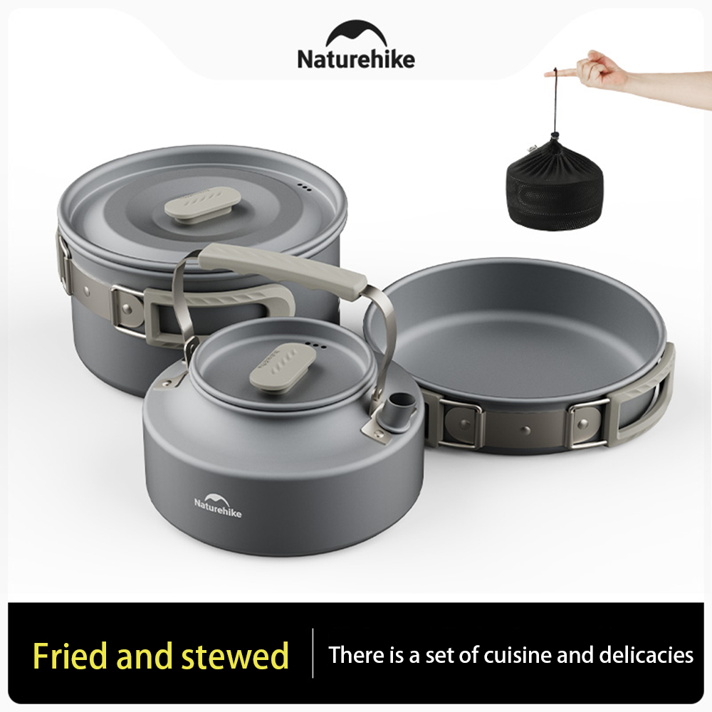 مجموعة أواني خارجية من Natureh - مراجعة Camping Outdoor Cooking Equipment وسعره